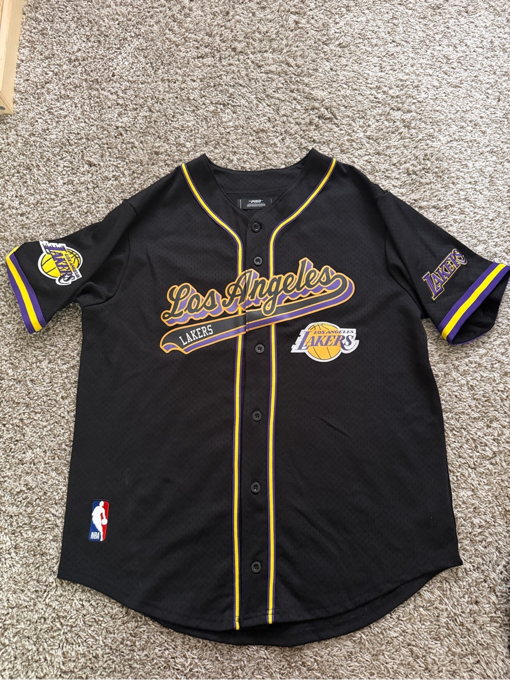 Men’s  Black Lakers Jersey